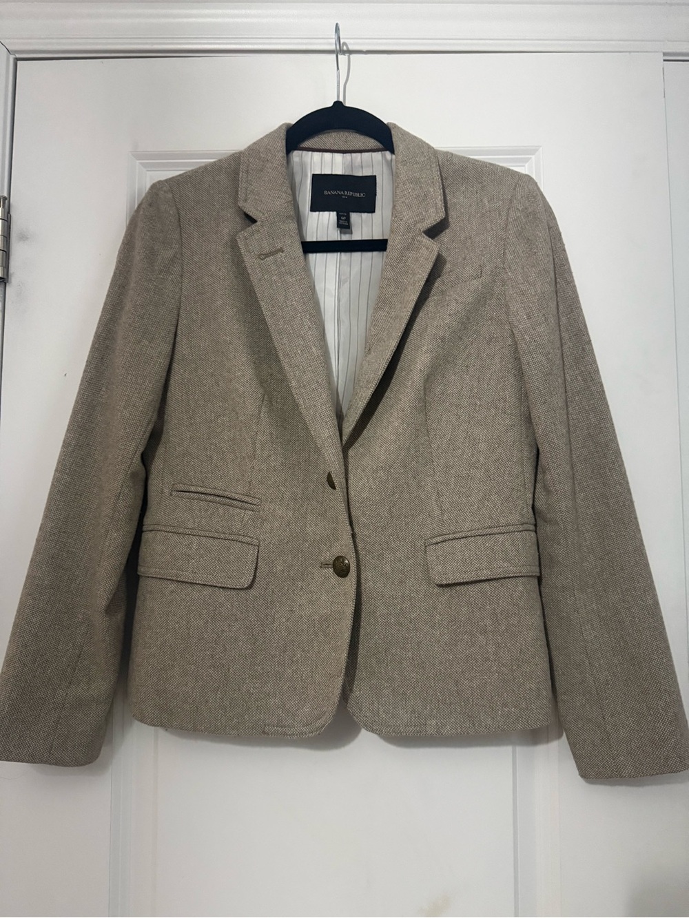 Banana Republic Beige/Tan Blazer Jacket